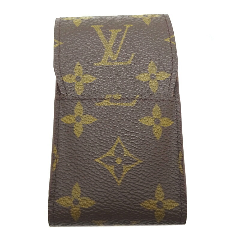 Louis Vuitton Etuy Cigarette Accessories Monogram Ebene Brown